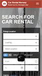 Mobile Screenshot of carsrentalnorway.com